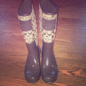 Coach Rainboots